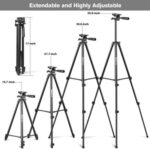 Trépied Professionnel NEEPHO NP-910A 210cm Smartphone Caméra & Vidéo Aluminium – Image 5