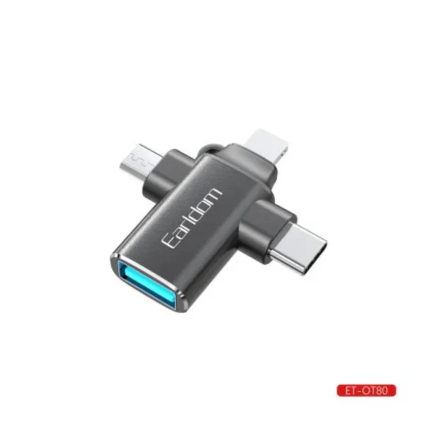 Adaptateur OTG USB-C Earldom ET-OT80 USB 3.0 Haute Vitesse