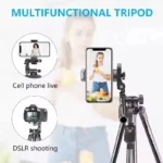Tripod NP-8810 Professionnel 150cm Bluetooth 360° Smartphone & Caméra + Télécommande – Image 3
