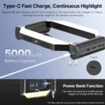 Stabilisateur Vidéo NEEPHO NP-L5 U-Rig LED RGB avec Télécommande Bluetooth – Image 10