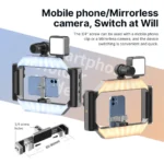Stabilisateur Vidéo NEEPHO NP-L5 U-Rig LED RGB avec Télécommande Bluetooth – Image 2