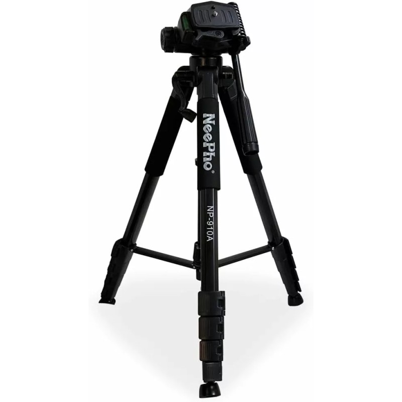 tripode-np-910a-pour-camera-smartphone-et-video Trépied Professionnel NEEPHO NP-910A 210cm Aluminium Smartphone & Caméra – Image 1