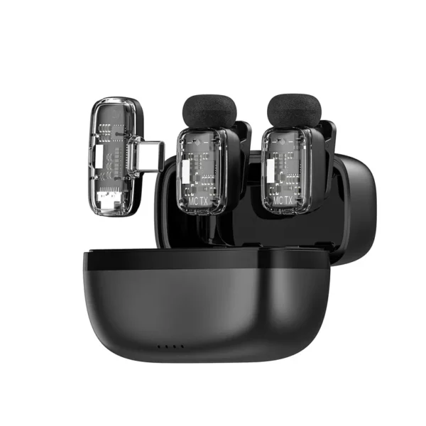 Micro-Cravate WiWU WM008 Duo ANC 2-en-1 pour Vlog & Créateurs de Contenu