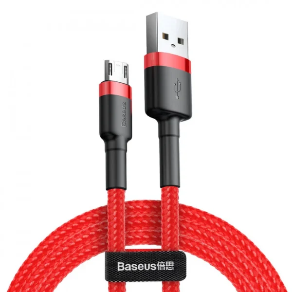 Câble Baseus USB vers Micro USB 2.4 A – Charge rapide & Transfert de données – 1 m