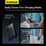 Power Bank 30000 mAh 30 W Baseus Star‑Lord – Charge Rapide & Écran LED – Image 6