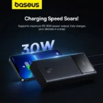 Power Bank 30000 mAh 30 W Baseus Star‑Lord – Charge Rapide & Écran LED – Image 5