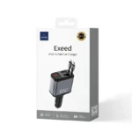 Chargeur Voiture WiWU Exeed 117W Fast Charge USB-C PD + QC3.0 LED – Image 5