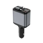Chargeur Voiture WiWU Exeed 117W Fast Charge USB-C PD + QC3.0 LED – Image 3