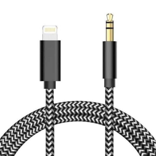 Câble Adaptateur Lightning vers Jack 3,5 mm RECRSI RE-YP005 1 Mètre